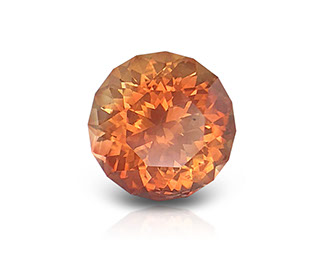 5.45 ct Orange Schiller Oregon Sunstone, 11.5 mm, rough from Dust Devil Mine