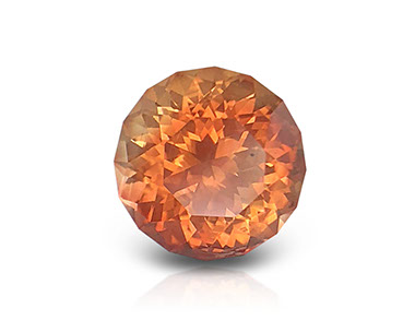 5.45 ct Orange Schiller Oregon Sunstone, 11.5 mm, rough from Dust Devil Mine