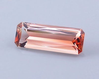 8 ct Peach-Pink Oregon Sunstone in Scissors Crown Octagon