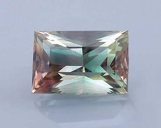 6 ct Multicolor (Mystique) Oregon Sunstone in Radiant Rectangle