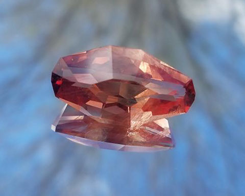 16.75 ct Oregon Sunstone, "The Horizon" Cut, rough from Spectrum mines